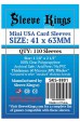 Sleeve Kings Mini USA Card Sleeves (41x63mm) - 110 stuks