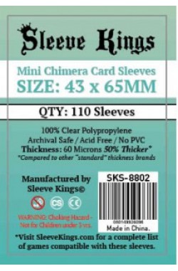 Sleeve Kings Mini Chimera Card Sleeves (43x65mm) - 110 stuks Sleeve Kings Mini Chimera Card Sleeves (43x65mm) - 110 stuks