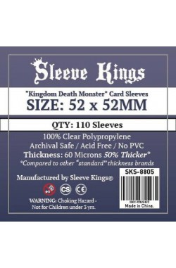 Sleeve Kings Kingdom Death Monster Card Sleeves (52x52mm) - 110 stuks