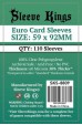 Sleeve Kings Euro Card Sleeves (59x92mm) - 110 stuks