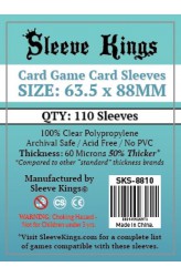 Sleeve Kings Card Game Card Sleeves (63.5x88mm) - 110 stuks