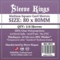 Sleeve Kings Medium Square Card Sleeves (80x80mm) - 110 stuks