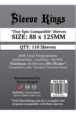 Sleeve Kings Tiny Epic Compatible Sleeves (88x125mm) - 110 stuks