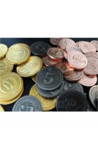 50 Metal Industrial Coin Board Game Upgrade Set