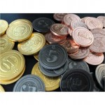 50 Metal Industrial Coin Board Game Upgrade Set