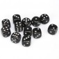 Chessex Dobbelsteen 16mm Borealis Smoke and Silver