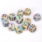 Chessex Dobbelsteen 16mm Festive Vibrant with Brown