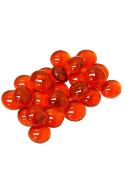 Chessex Glass Gaming Stones - Orange