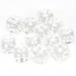 Chessex Dobbelsteen 16mm Translucent Clear