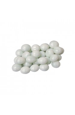 Chessex Glass Gaming Stones - White