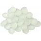 Chessex Glass Gaming Stones - Frosted Crystal Clear