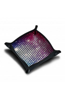 Neoprene Dice Tray - Disco Dots Neoprene Dice Tray - Disco Dots