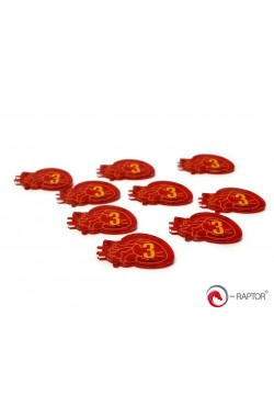 E-Raptor: Stamina Tokens Set (15 pcs)