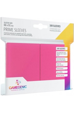 Gamegenic Sleeves: Prime Sleeves 66x91mm Roze (100 stuks)