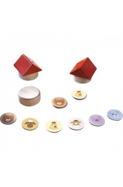Mijn eerste spellen: Iene, Miene, Mij, in welk huis woon jij? (2+)