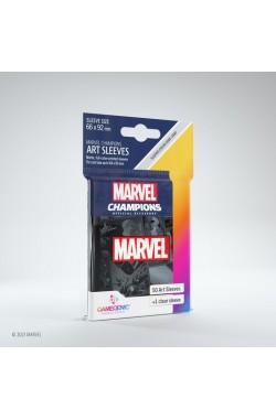 Sleeves Marvel Champions - Marvel Black (50+1 stuks) Sleeves Marvel Champions - Marvel Black (50+1 stuks)