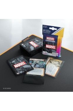 Sleeves Marvel Champions - Marvel Black (50+1 stuks) Sleeves Marvel Champions - Marvel Black (50+1 stuks)