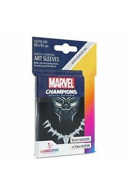 Sleeves: Marvel Champions - Black Panther (50+1) Sleeves: Marvel Champions - Black Panther (50+1)