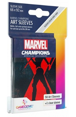 Sleeves: Marvel Champions - Black Widow (50+1) Sleeves: Marvel Champions - Black Widow (50+1)