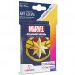 Sleeves: Marvel Champions - Captain Marvel (50+1)