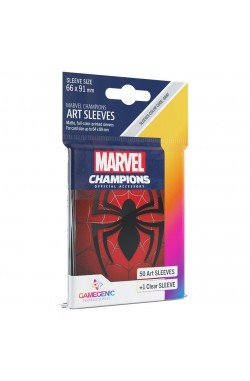Sleeves: Marvel Champions - Spider-Man (50+1) Sleeves: Marvel Champions - Spider-Man (50+1)
