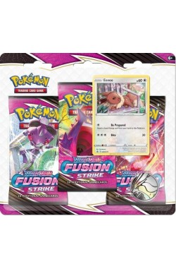 Pokémon Fusion Strike - 3 Booster Blister (Eevee) Pokémon Fusion Strike - 3 Booster Blister (Eevee)