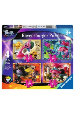 Trolls World Tour Puzzel (4 in 1) Trolls World Tour Puzzel (4 in 1)
