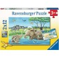 Jonge dieren uit de hele wereld - Puzzel (2x12)
