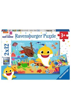 Baby Shark ontdekt de oceaan - Puzzel (2x12) Baby Shark ontdekt de oceaan - Puzzel (2x12)