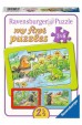 Kleine dieren in de tuin - Puzzel (3x6) Kleine dieren in de tuin - Puzzel (3x6)