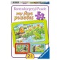 Kleine dieren in de tuin - Puzzel (3x6)