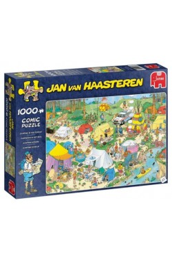 Jan van Haasteren: Kamperen in het Bos - Puzzel (1000)