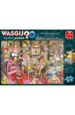 Wasgij Retro Mystery 5 Zondagse Lunch - Puzzel (1000)