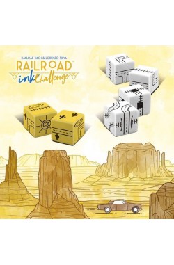 Railroad Ink Challenge: Goudgele versie