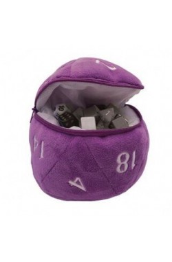 Ultra Pro Dice Bag D20 Pluche - Paars 