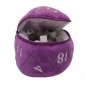 Ultra Pro Dice Bag D20 Pluche - Paars