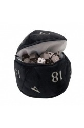 Ultra Pro Dice Bag D20 Pluche - Zwart
