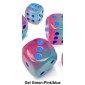 Chessex Dobbelsteen 16mm Gemini Gel Green-Pink Blue Luminary