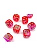 Chessex Dobbelsteen 16mm Gemini Translucent Red Violet/Gold Chessex Dobbelsteen 16mm Gemini Translucent Red Violet/Gold