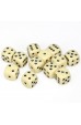 Chessex Dobbelsteen 16mm Opaak Ivoor Chessex Dobbelsteen 16mm Opaak Ivoor