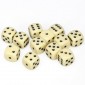 Chessex Dobbelsteen 16mm Opaak Ivoor