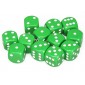 Chessex Dobbelsteen 16mm Opaak Groen