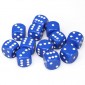 Chessex Dobbelsteen 16mm Opaak Blauw