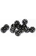Chessex Dobbelsteen 16mm Opaak Zwart Chessex Dobbelsteen 16mm Opaak Zwart
