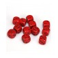 Chessex Dobbelsteen 16mm Opaak Rood/Zwart