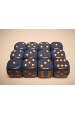 Chessex Dobbelsteen 16mm Opaak Donkerblauw Chessex Dobbelsteen 16mm Opaak Donkerblauw