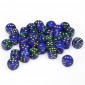Chessex Dobbelsteen 16mm Gemini Blue Green/Gold