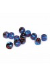 Chessex Dobbelsteen 16mm Gemini Black Starlight/Red Chessex Dobbelsteen 16mm Gemini Black Starlight/Red