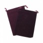Chessex Dice Bag: suede burgundy (10x13cm)