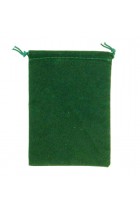 Chessex Dice Bag: suede groen (13x18cm)